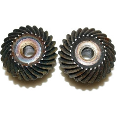 Xnzmyld 2pieces / Lot. 1 5M-25T / 25T Präzisionsspirale Kegelrad-Helical-Getriebe-Durchmesser: 39,5 mm Loch d: 10mm xiaolu