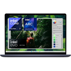 Dell Inspiron 7640 2-in-1 Laptop 16.0 2.5K Touchscreen Display, Intel Evo Edition - Intel Core Ultra 7-155H, 16 GB LPDDR5X RAM, 1 TB SSD, Intel Arc Graphics, Windows 11 Home - Midnight Blue