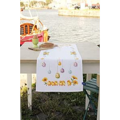 Vervaco Counted Cross Stitch: Runner: Chicks and Eggs, COTTON NA, 32 x 84cm