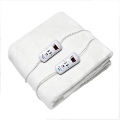 Pekatherm UP210DF Electric Double Bed | Size 150 x 160 cm | 4 Temperature Levels | 100% Polyester | High-Quality Electric Mattress Cover | Pekatherm UP210DF