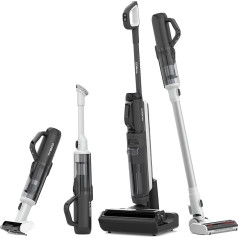 Tineco Floor One Switch S6 Wet Dry Vacuum Cleaner 5-in-1 Function, 5 min Flashdry Self-Cleaning, ZeroTangle Brush, Edge Cleaning, Double-Sided, Lightweight Suction Mop for Floor, Carpet, Ceiling,
