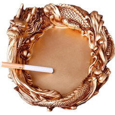 Dragon Aschenbecher Gold für Home Offfice Dekoration