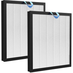 Vital 100S Replacement Filter Compatible with Levoit Vital 100S HEPA Air Purifier, 2 Pack H13 HEPA Filter and Activated Carbon Filter for Vital 100s Model Number ‎LAP-V102S-WEU