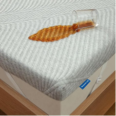 Newentor Life Single Mattress Topper Thick Waterproof Memory Foam Single Mattress Topper Single Memory Foam with Back Support