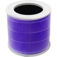 Air Purifier Replacement Filter, FRESHDEW H13 True HEPA Air Purifier Filter for Air Purifier, Activated Carbon, Designed for Pets Odours Allergy (Purple)