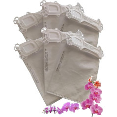 Filterline 12 Scented Bags Made in Italy 2 HEPA Filters and 2 Grill Filters for Vacuum Cleaners Compatible with Vorwerk Kobold VK 135 136 135SC VK135 VK136 FP135 FP136 FP135 Bags