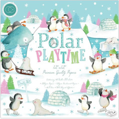 Craft Consortium CCPPAD014 Craft Con PAPRPAD, Polar Playtime, 12 x 12 Inch