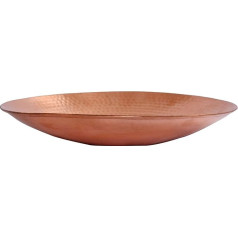 De Kulture Works Copper Fruit I Receive 100% Copper Serving Platter/Copper Traditional Dinner Thali I D (10 Inches)