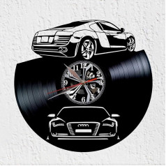 Large Wall Clock Car Sport Record Clock Wall Decor Novelty Gift High Quality Car