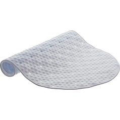 AZTEX PVC Non Slip Shower Mat with Suction Cups and Drainage Holes Non Slip Shower Tray / Bath Mat PVC