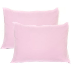 Cushion Cover for Pillow Cushion Cover Cotton Good Quality 50 x 70 cm (Set of 2) (2, Light Purple)