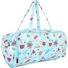 Crochet Storage Bag, Crochet Hook Bag, Knitting Needle Bag with Large Capacity for Home