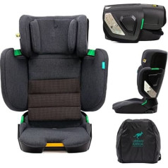 Urban Kanga Wallaroo ISOFIX Travel Child Car Booster Seat 100-150 cm 15-36 kg i-Size (Anthracite)