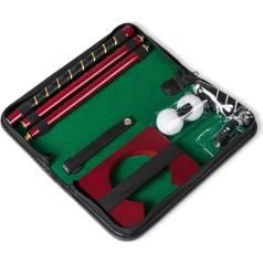 Froster Office Golf Set in Carry Case Portable Golf Club Putter 2 Balls Cup Indoor Putting