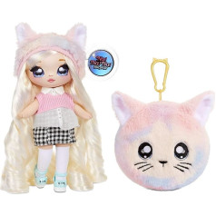 Na! Na! Na! Surprise 2-in-1 Fashion Doll and Plush Purse - Collectable - Series 4 - Paula Purrfect