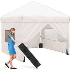 Pop Up Gazebo with Mesh Side Panels, Roll Bag Included