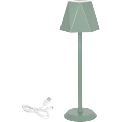 Clauss Clauss 10010 LED Table Lamp USB Rechargeable Wireless with Dimmer Metal for Indoor and Outdoor Use IP54 Green