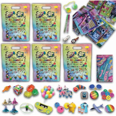 MaSiDo Wonder Bags Filled Children's Surprise Bag Party Bag Premium Gold Wonder Bags Set of 5