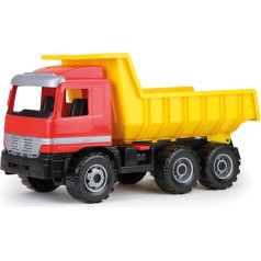 Lena 02031 - Strong Giant Dump Truck Mercedes Benz Actros, Dump Truck Approx. 63 cm, Large Dumper with 3 Axles and Lockable Dump Body, Robust Construction Site Toy Vehicle for Children from 3 Years