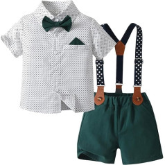 Clothing Sets for Baby Boys with Bow Tie + Braces Christening Clothing Children's Suit School Outfit Large Sizes Festive Suit Children's Suits & Jackets Suit Baby Children's Suit Wedding