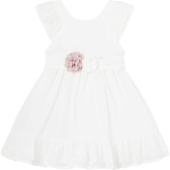 Mayoral Elegant Dress for Baby Girls White