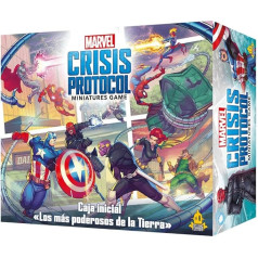 Atomic Mass Games Marvel Crisis Protocol Startbox | Miniature Game for Epic Battles Between Heroes and Villains | Ages 14+ | for 2 Players, 45 Minutes Per Game | Spanish