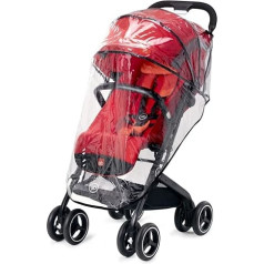 GB Gold Rain Cover for GB Buggy Qbit+ All-Terrain Transparent