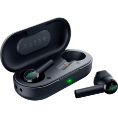 Razer Hammerhead True Wireless - Kabellose Ohrhörer (In-Ear-Kopfhörer, ultraniedrige Latenz, wasserabweisend, 13-mm-Treiber, Touch-Unterstützung, Bluetooth 5.0, Sprachsteuerung, Ladeetui) Schwarz