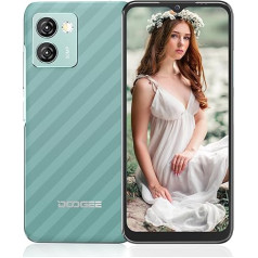 DOOGEE N50 Pro Android 13 Smartphone, 20 (8+12GB RAM 256GB ROM, Mobile Phone, 6.52 Inch HD+, 50+2MP AI Camera Smartphone 4200mAh, Smartphone Fingerprint & Dual 4G Nano SIM OTG/GPS, Green