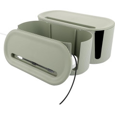 YAYODS Cable Box Cable Organiser Box with Lid Cable Management ABS