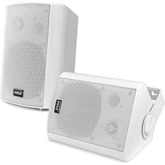 Pyle Waterproof Bluetooth Speaker 240 V, Outdoor Speaker Outdoor Speaker for Outdoor & Indoor, Wall Mount Patio Deck Camper Garden, Patio, Restaurant Active Speaker