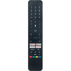 VINABTY RC45160 Voice Remote Control Replacement Suitable for Hitachi Smart TV'S 43HAK6150U 50HAK6150U 50HAK6150UH 55HAK6150U 55HAK6150UH 43HAK6150UH Sub CT-8563 CT-8562 RR M-C360 1 CT-8555 Remote