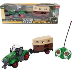 Askato Traktors ar r/c zirgu piekabi