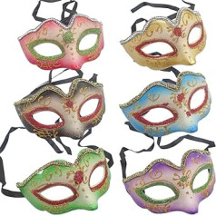 Topkids Accessories Masquerade Mask Masquerade Ball Mask Set Halloween Mask Halloween Masks Costume Masks Carnival Mask Venetian Masks for Couples, Women, Men, Women