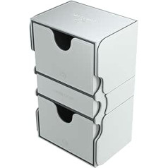 Gamegenic GGS20028ML Stronghold 200-Card Convertible Deck Box, White