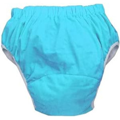 Auslaufsichere Stoffwindeln Waschbare Inkontinenzunterwäsche Postoperative Pflegehöschen Slips Für Erwachsene Ältere Menschen Und Große Kinder (Color : Blue, Size : M)