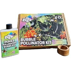Dr Zigs Eco Giant Bubble Kit - Bubble Pollinator Kit - Compact for Travel, Educational Toy, Bubble Mix on Plant-Based