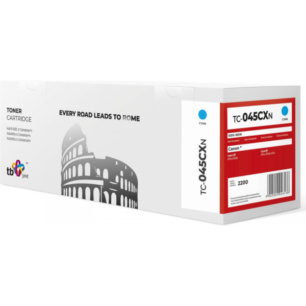 Toner for canon lbp 610c 045h tc-045cxn cy 100% new