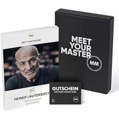 MYM MEET YOUR MASTER Gift Box Heiner Lauterbach I Online Acting Course with Heiner Lauterbach and Exclusive Masterbook