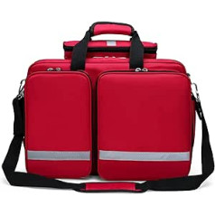 Joyfitness Empty First Aid Bag, Trauma Bag, Empty, First Aid EMT Bags, Caregiver Bag for Emergency, Ideal for EMT, EMS, Paramedics