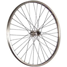 Taylor Wheels 24inch bike front wheel kids aluminium Nirosta 507-19 silver