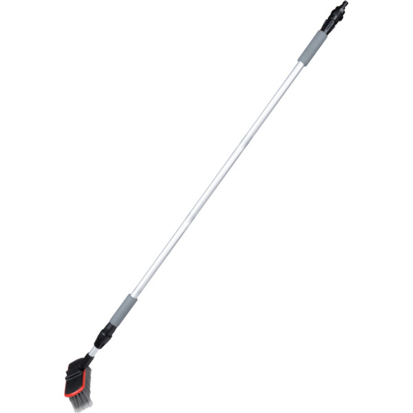 Flow brush with telescopic stick 171-300cm for car washing amio-03952