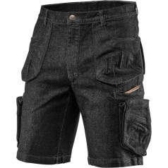 NEO DENIM work shorts, black, size XL