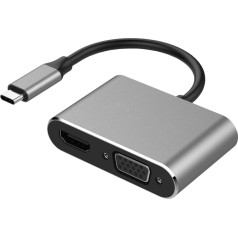 HDMI adapteris iPhone tālrunim, 1080P digitālā AV video sinhronizācijas ekrāns HDMI kabeļa pārveidotāja savienotājs visiem iPhone/pad līdz televizoram/monitoram/projektoram, atbalsta tālruņa uzlādi, nav nepieciešams barošanas avots