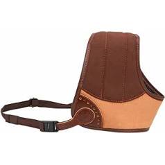 Tourbn Tourbon Canvas Leather Adjustable Shoulder Pad Rifle Shotgun Shockproof Sports Shooting Hunting Left Handed