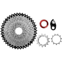 VGEBY1 Bicycle Freewheel Sprocket, 10-Speed 11-42T Bike Wide Ratio Cassette Cycling Replacement Part Accessories