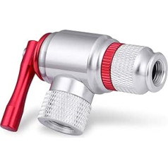 Homelae CO2 Bicycle Tyre Inflator, Quick & Easy Presta and Schrader Valve, Compatible Bike Pump for Road Bikes and Mountain Bikes, No Sleeve and No CO2 Cartridges