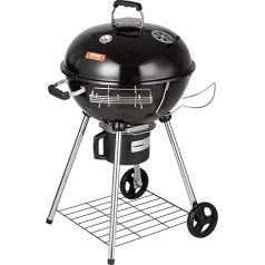 VEVOR Kettle Charcoal Barbecue Kettle Barbecue 56 cm Portable Barbecue Kettle Grill with Lid Ashtray Picnic Grill with Large Grill Surface Charcoal Black 63 x 82 x 88 cm Charcoal Round Barbecue Travel