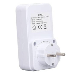 Domestic Appliance Voltage Protector Range 175-260V 5-6 Minutes Delay with EU Plug 230V for Use in Electrical Appliances