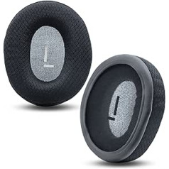 HTINDUSTRY Breathable Replacement Ear Pads Cushions Compatible with TT-BH046 TT-BH060 TT-BH085 TT-BH090 Headphones Ear Pads with Breathable Fabric/High Quality Foam